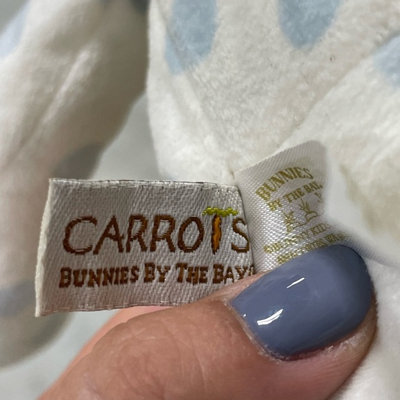 Bunnies By The Bay Polka Dot Baby Carrot Bunny - Picture 4 of 7